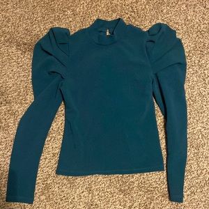 Teal dress shirt